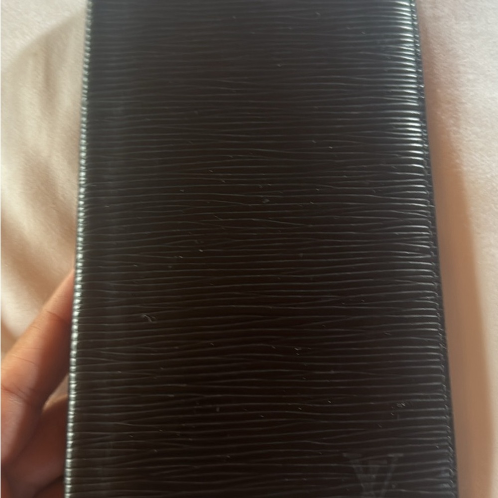 Louis Vuitton Ebony Textured Clutch